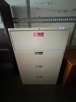 Hon 4-Drawer File Cabinet, No Key