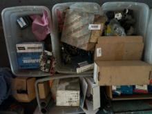 Approx. 8 boxes of misc. hardware found in a commercial setting