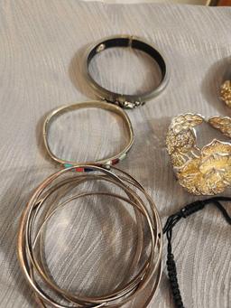 Quantity of Costume Jewelry Bracelets