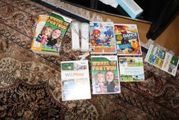 Wii Game Console With Games and Remotes