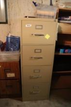 3 Metal File Cabinets