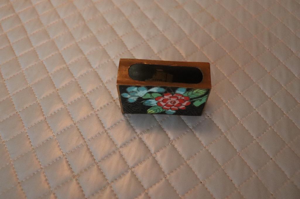 Vintage Cloisonne Metal Jewelry Boxes Made In China