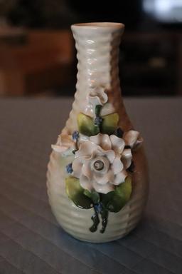 Vintage Majolica Vases Made In Germany 6 in. Tall