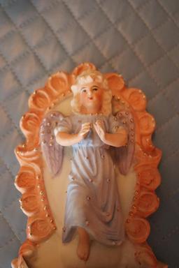 Plaster Figurines and Plaster Wall Hanging