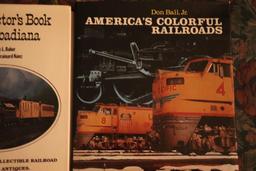 Large collection of railroad books