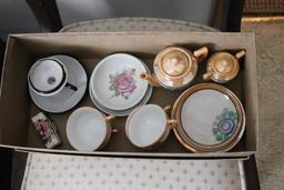 Misc. Childs Tea Set Pieces, Including Graniteware and China