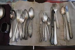 Large Collection Of Old Silverplate