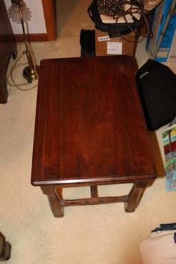 Vintage Solid Wood Dressing Bench