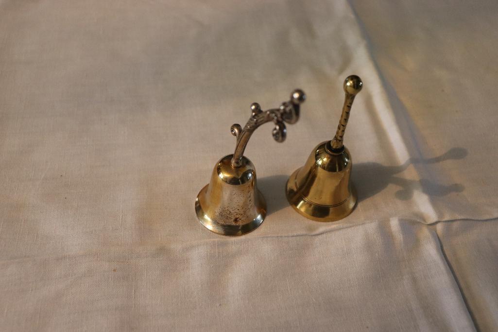 (2) Small brass bells