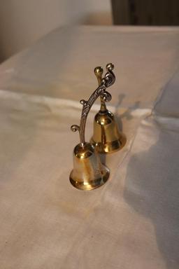 (2) Small brass bells