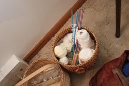 Lot Of Miscellaneous Sewing And Yarn Items