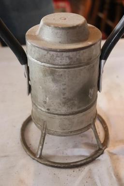 Vintage railroad battery lantern