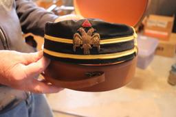 Vintage Masonic Scottish Rite 32nd Degree Hat