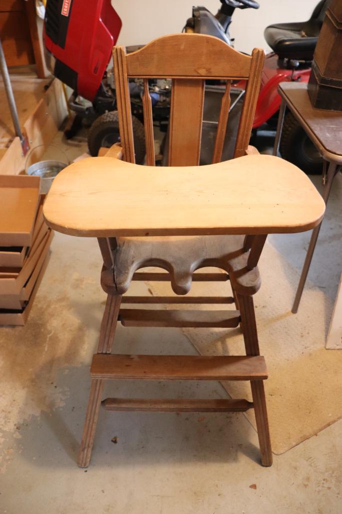 Vintage Wooden High Chair?