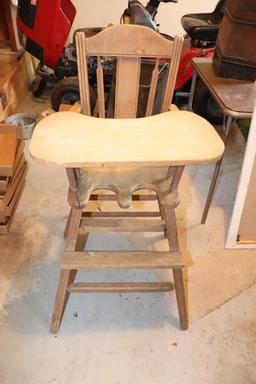 Vintage Wooden High Chair?