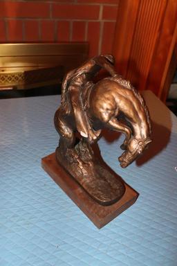 12 in. Bronze Finish Statue