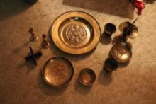 Large Quantity Of Vintage Brass Items