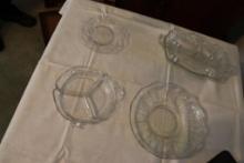 Lot of etched glass