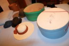 Lot Of Vintage Hats and Hat Boxes