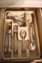 (2) Drawers of silverware