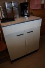 Retro Metal Cabinet 3ft Tall 30 inches long 20 inches wide