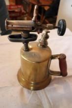 Old brass blow torch