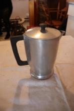 Cast aluminum coffee pot