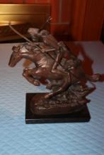 Vintage Bronze Statue by Frederick Remington (Cheyenne)