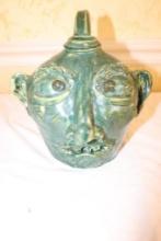 Charles Riche Face Jug Louisville Kentucky