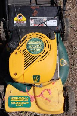 (4) Various Lot Of Push Mowers