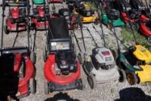 (4) Various Lot Of Push Mowers