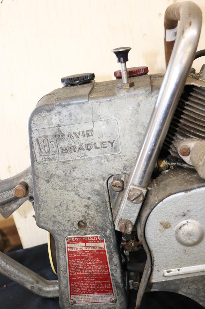 David Bradley Antique gas powered chainsaw