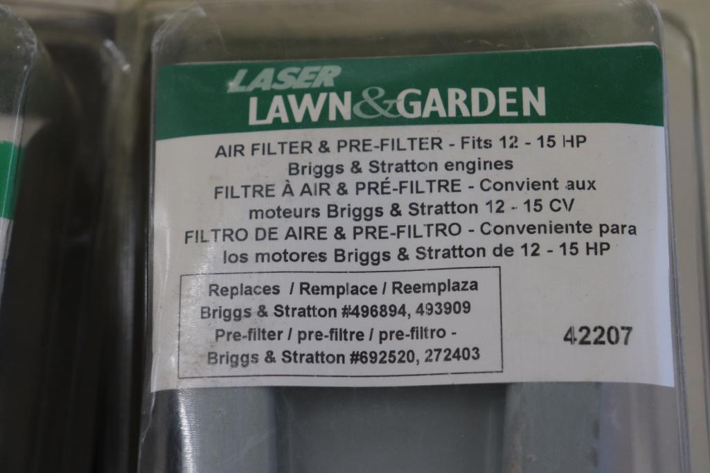 (5) Lazer Briggs Stratton 12-15HP Air filters Part Number 42206