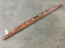 antique w/brass wooden level