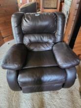 Klaussner Modern Leather Recliner