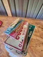 Quantity of Vintage License Plates