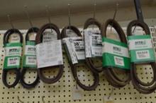 Quantity of lawn mower belts, as pictured