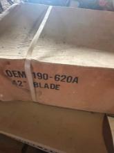 42" Angle Lawn Mower dozer blade (New In Box)