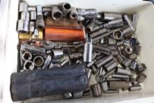 Large Quantity of Miscellaneous sockets including some craftsman