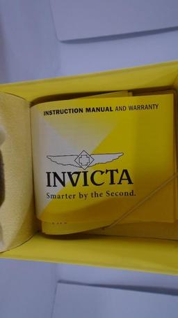 Invicta Watch #008 Lizard Band in Box with Book Looks New