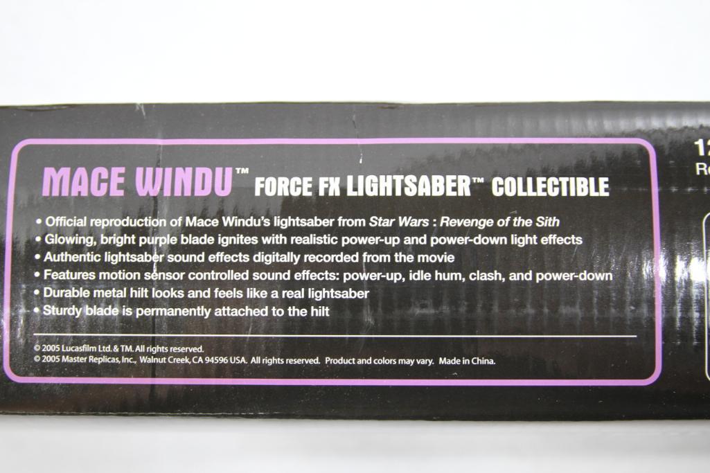 Mace Windu Force FX Lightsaber