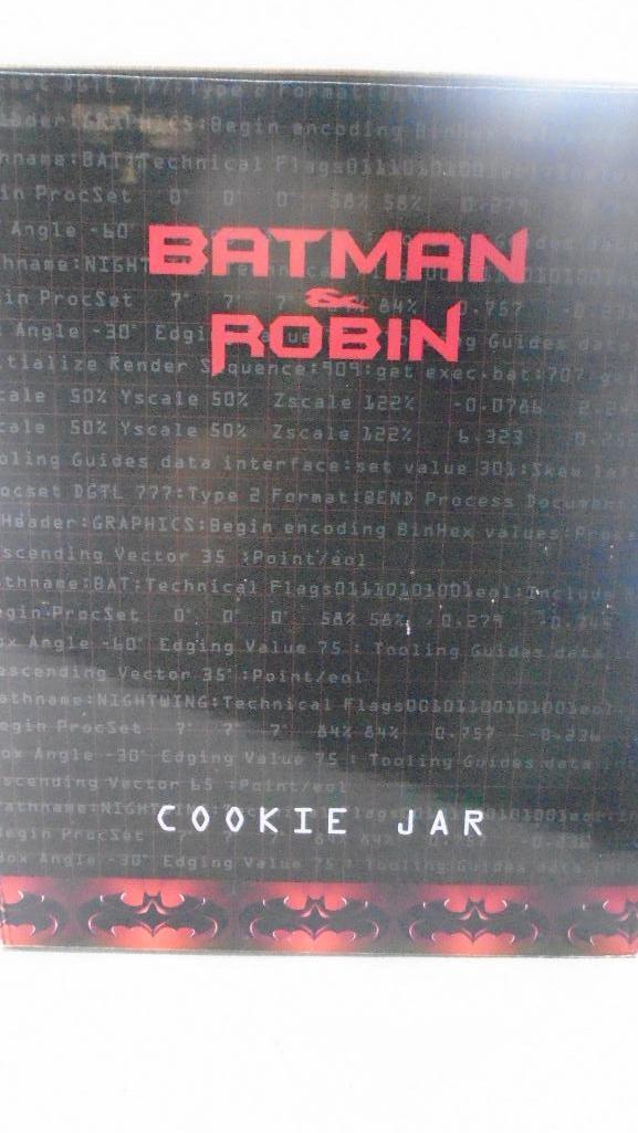 Batman and Robin Cookie Jar