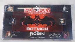 Batman and Robin Monopoly Collectors Edition SEALED