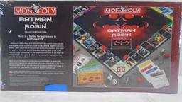 Batman and Robin Monopoly Collectors Edition SEALED