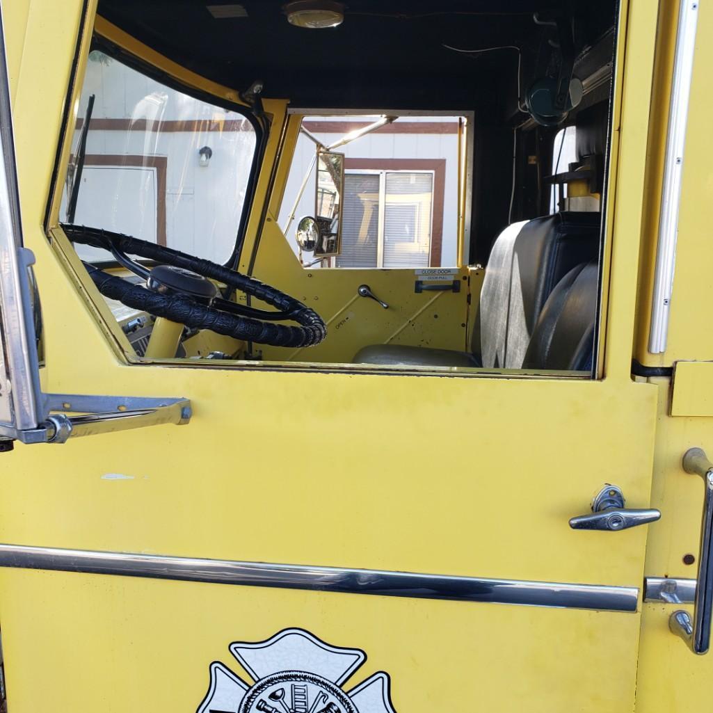 Vintage 1966 Seagrave Firetruck E-80 Museum Vehicle