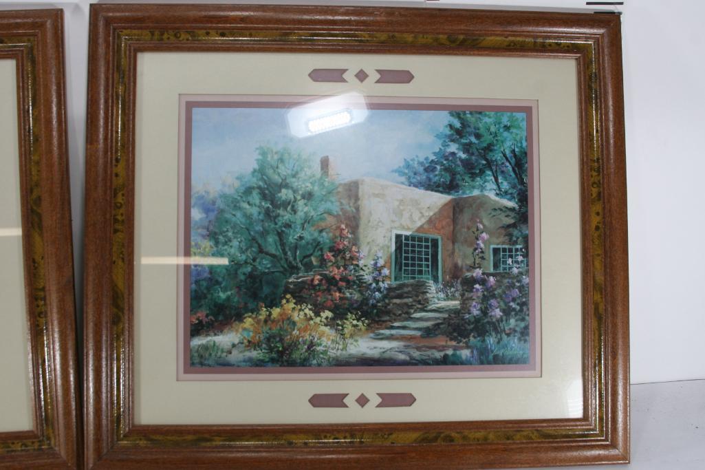 Lot of 2 Pueblo Pictures 20 wide 18 tall