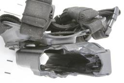 Side Arm Holster and leg straps Black Hawk. 2 units