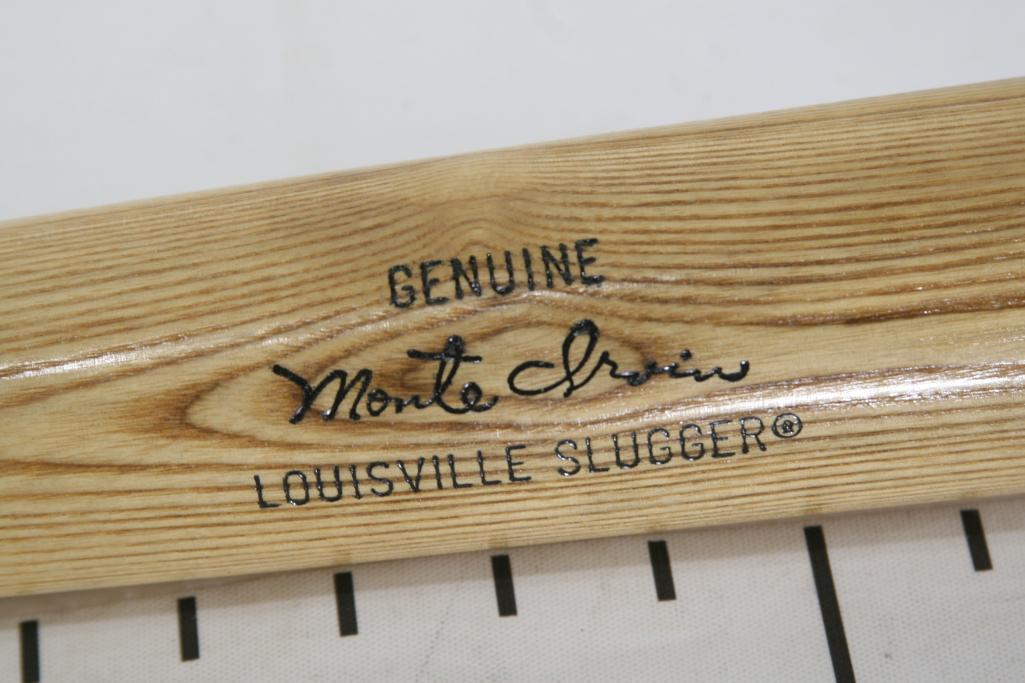 Engraved Monte Irvin Louisville Slugger Baseball Bats 180, 5. 12 Units