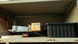 Shelf and all contents Banders misc etc 24" deep x 87" tall 3ft wide