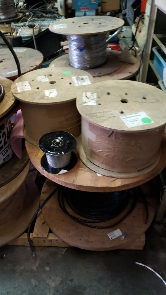 Pallet spools of heavy wire